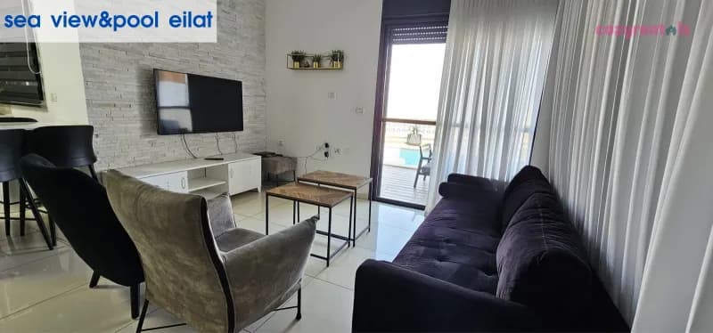 Sea view & pool Eilat, דירת נופש, אילת, תמונה 15