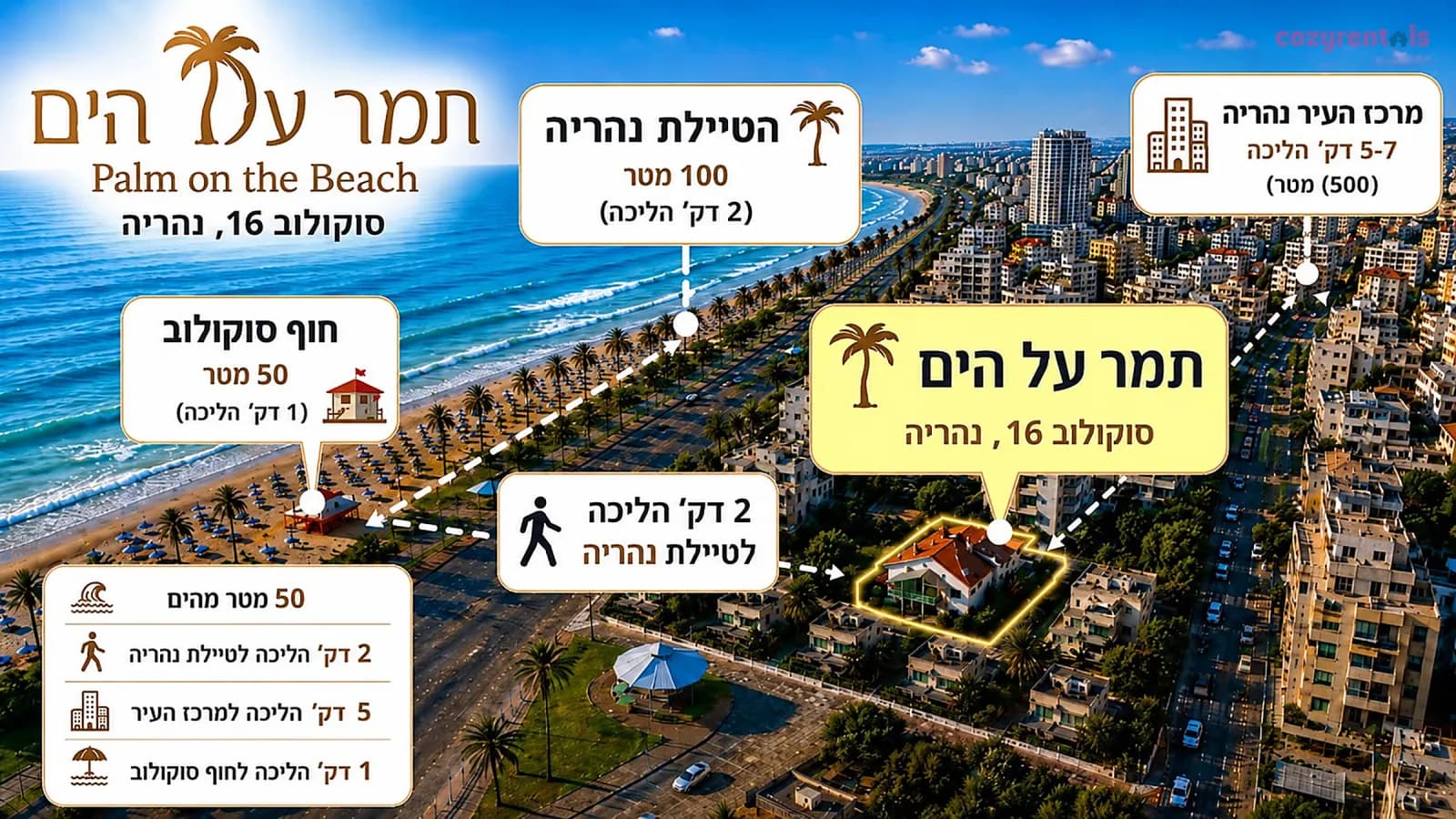 תמר על הים, וילת אירוח, נהריה, תמונה 14